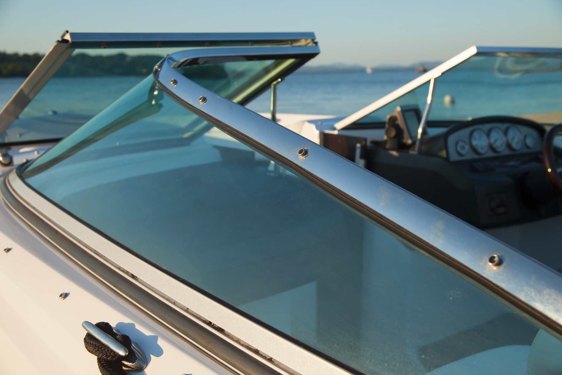 Tempered Glass Boat Windshield